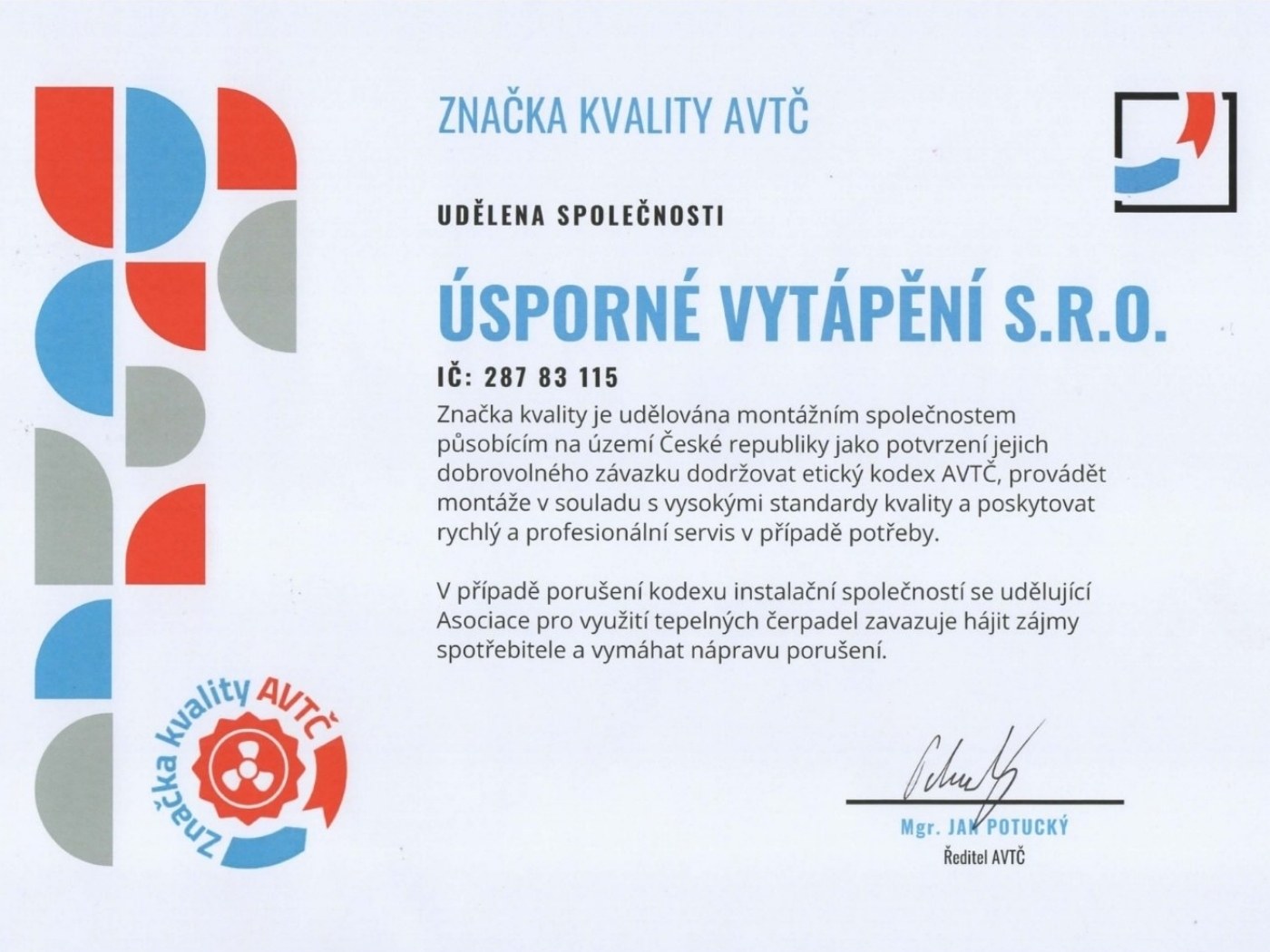 Značka kvality AVTČ